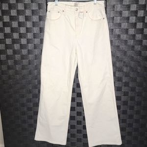 J CREW White Jeans Size‎ 29. #254
